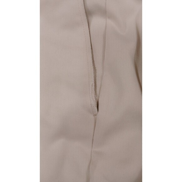 Croft & Barrow Men's Ivory Dress Pants Size 40x32 Pleated Front Rolled Cuff Hem - Picture 2 of 12